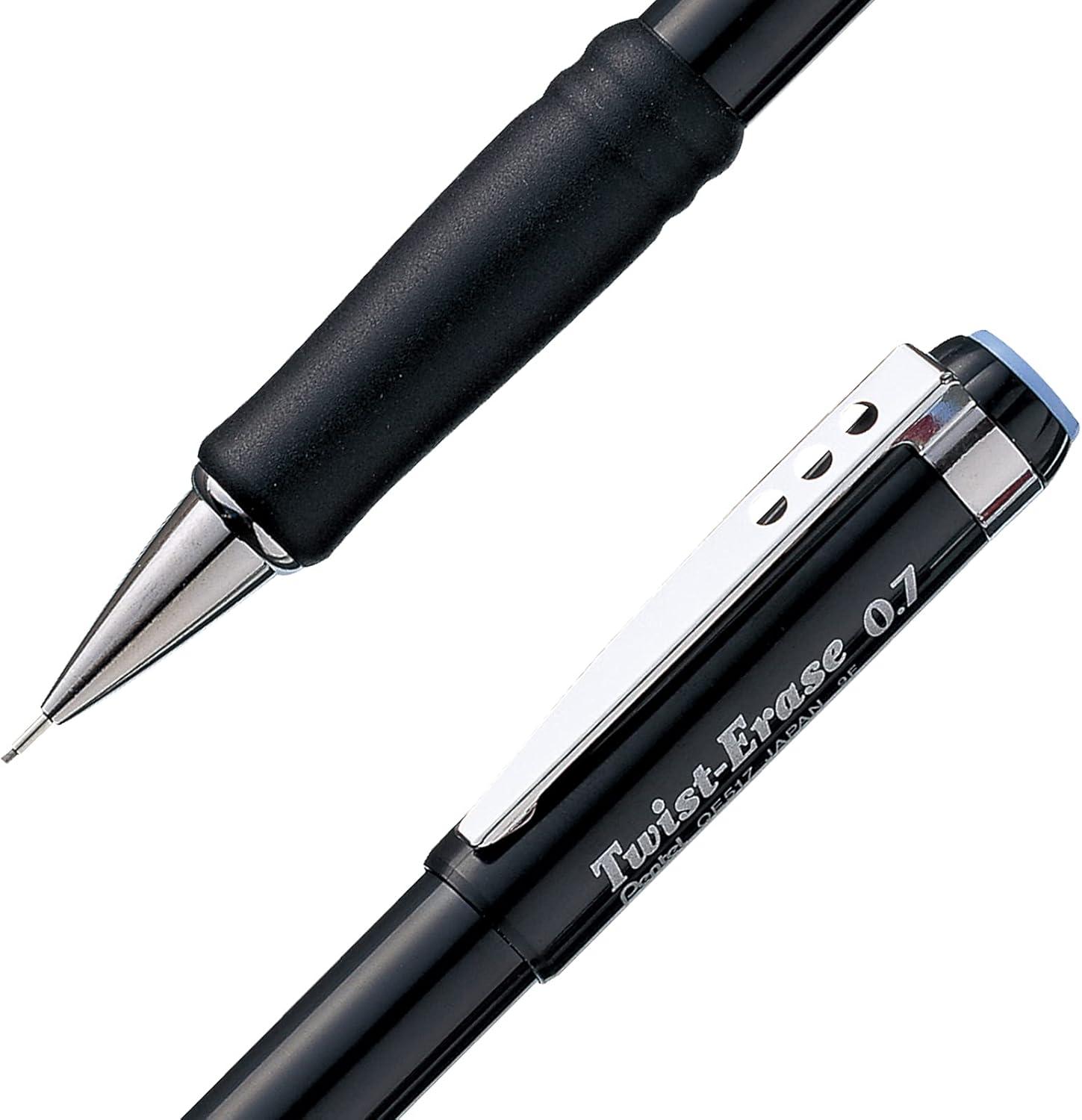 image:imagePentel TwistErase III Mechanical Pencil 07mm Red BarrelBlack