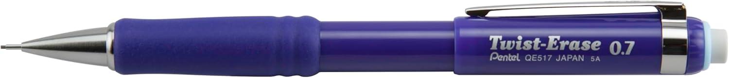 image:imagePentel TwistErase III Mechanical Pencil 07mm Red BarrelBlue