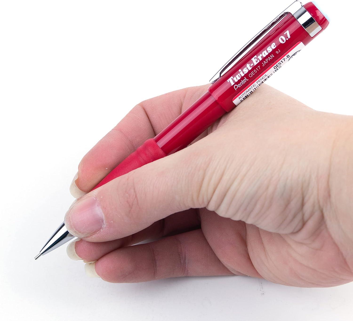 image:imagePentel TwistErase III Mechanical Pencil 07mm Red BarrelRed
