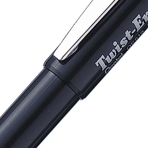 image:imagePentel TwistErase III Mechanical Pencil 09mm Violet Barrel Box of 12 QE519VBlack