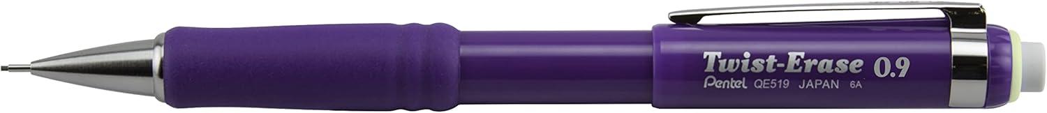 image:imagePentel TwistErase III Mechanical Pencil 09mm Violet Barrel Box of 12 QE519VViolet