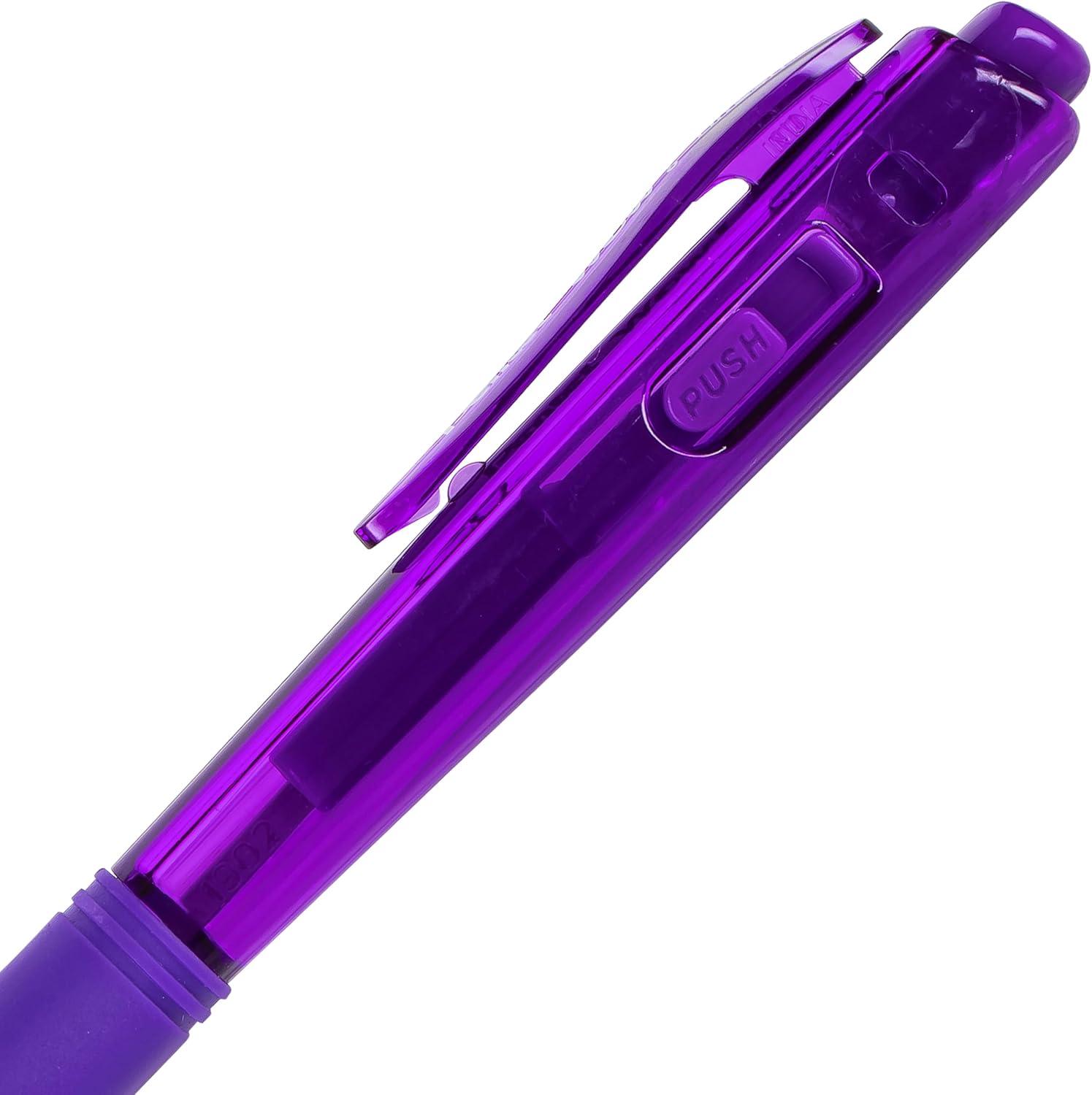 image:imagePentel WOW Ballpoint Pen 10mm Medium Line Blue Ink Pack of 60 Canister BK440PC60CPurple