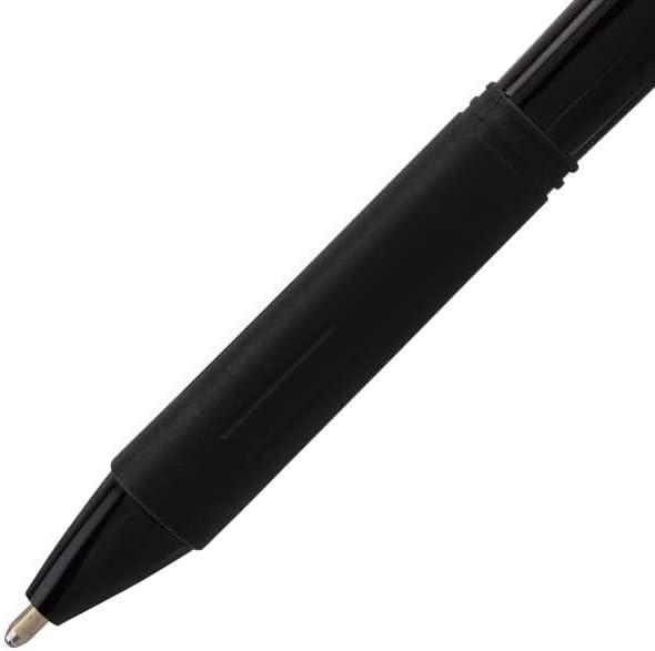 image:imagePentel Wow Retractable Super Smooth Ballpoint Pen 14mm Bold Line Triangular Barrel Black Ink 12 Pack