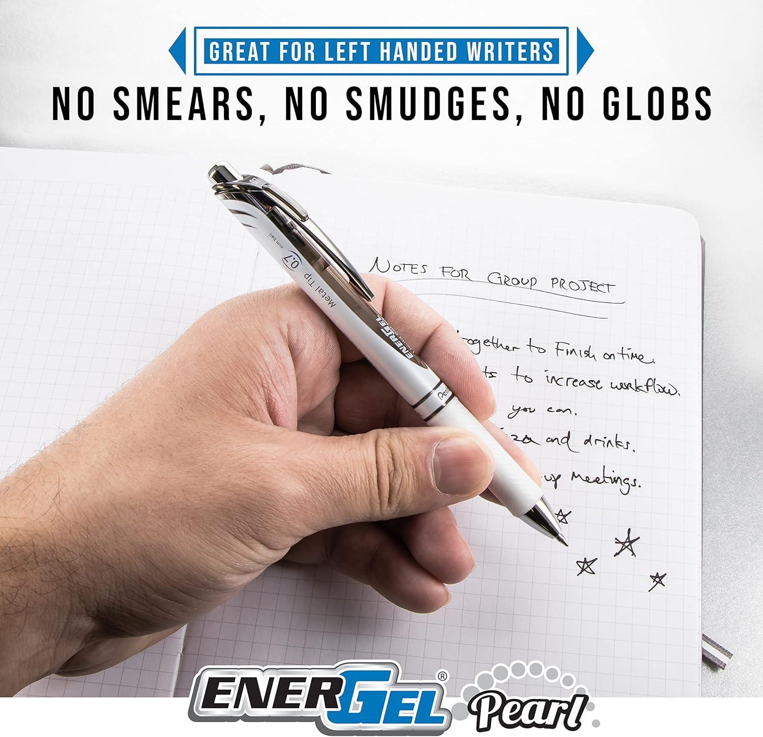 image:imagePentel Writing Essentials 10 pack 4 EnerGel gel pens 2 Twist Erase III 07mm mechanical pencils 2 HiPolymer block erasers and 2 HiPolymer 07mm HB lead