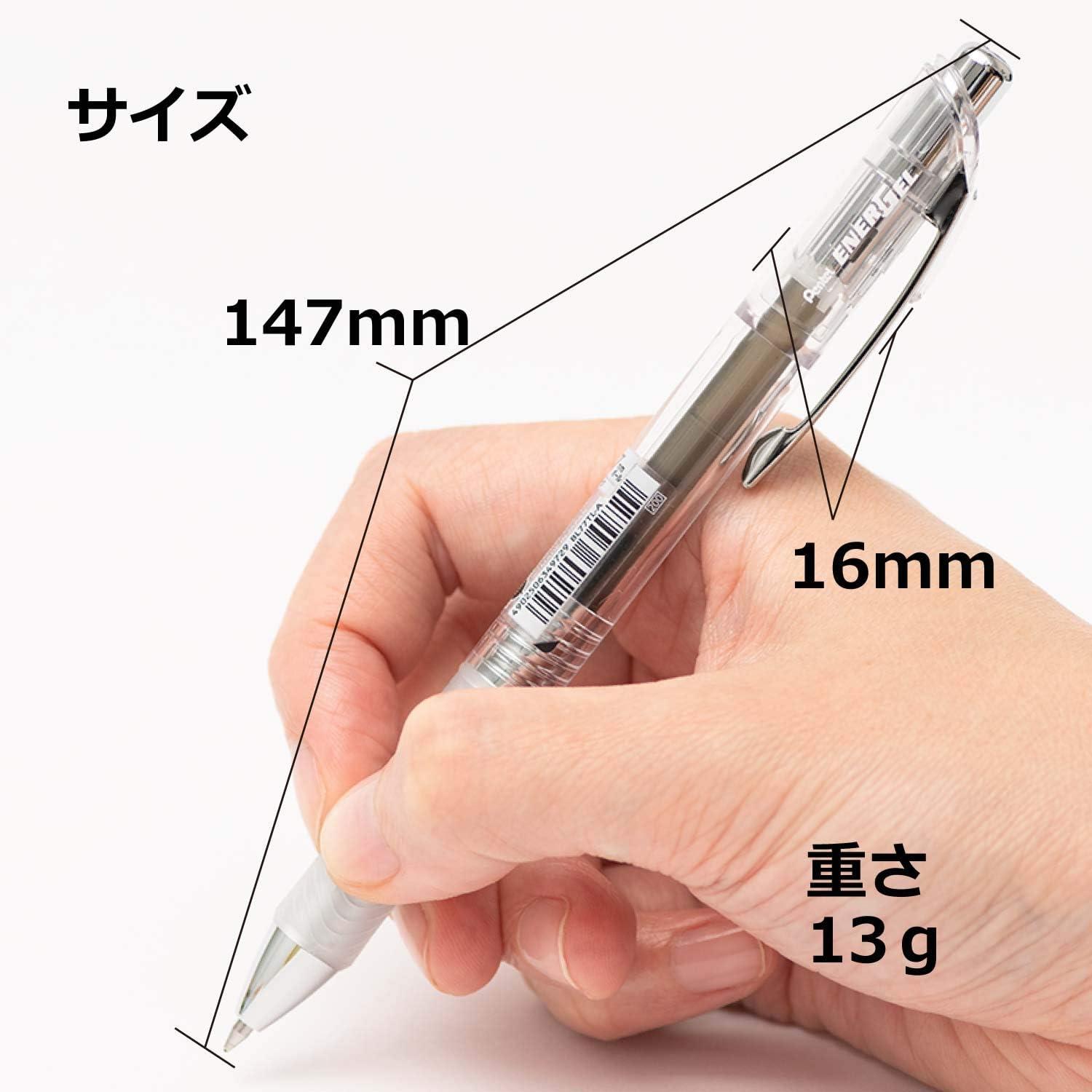image:imagePentel XBLN75TLCA EnerGel Ink Ballpoint Pen 05 Blue Black 5 Piecesblack black 193911tcx