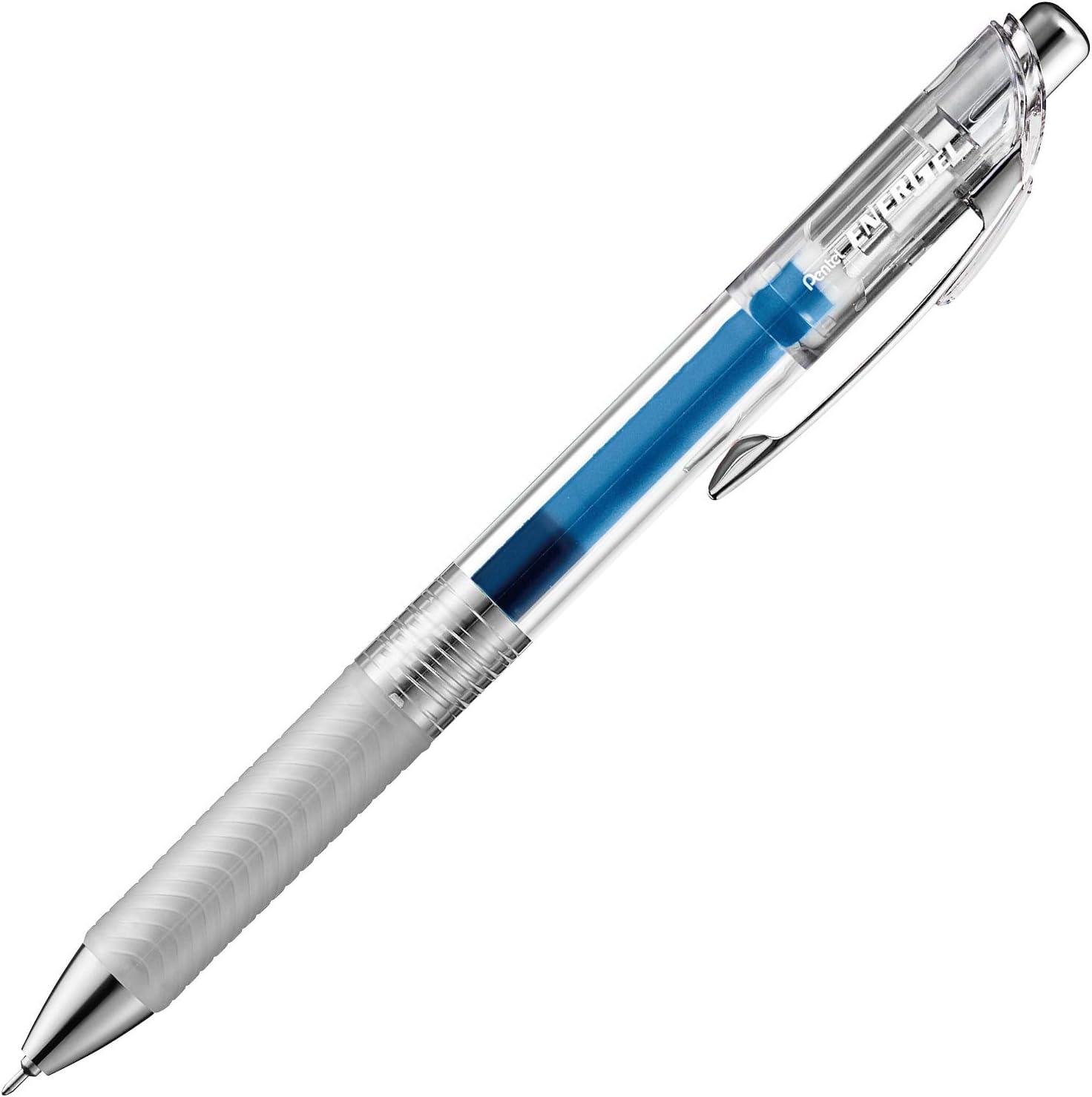 image:imagePentel XBLN75TLCA EnerGel Ink Ballpoint Pen 05 Blue Black 5 Piecesblue