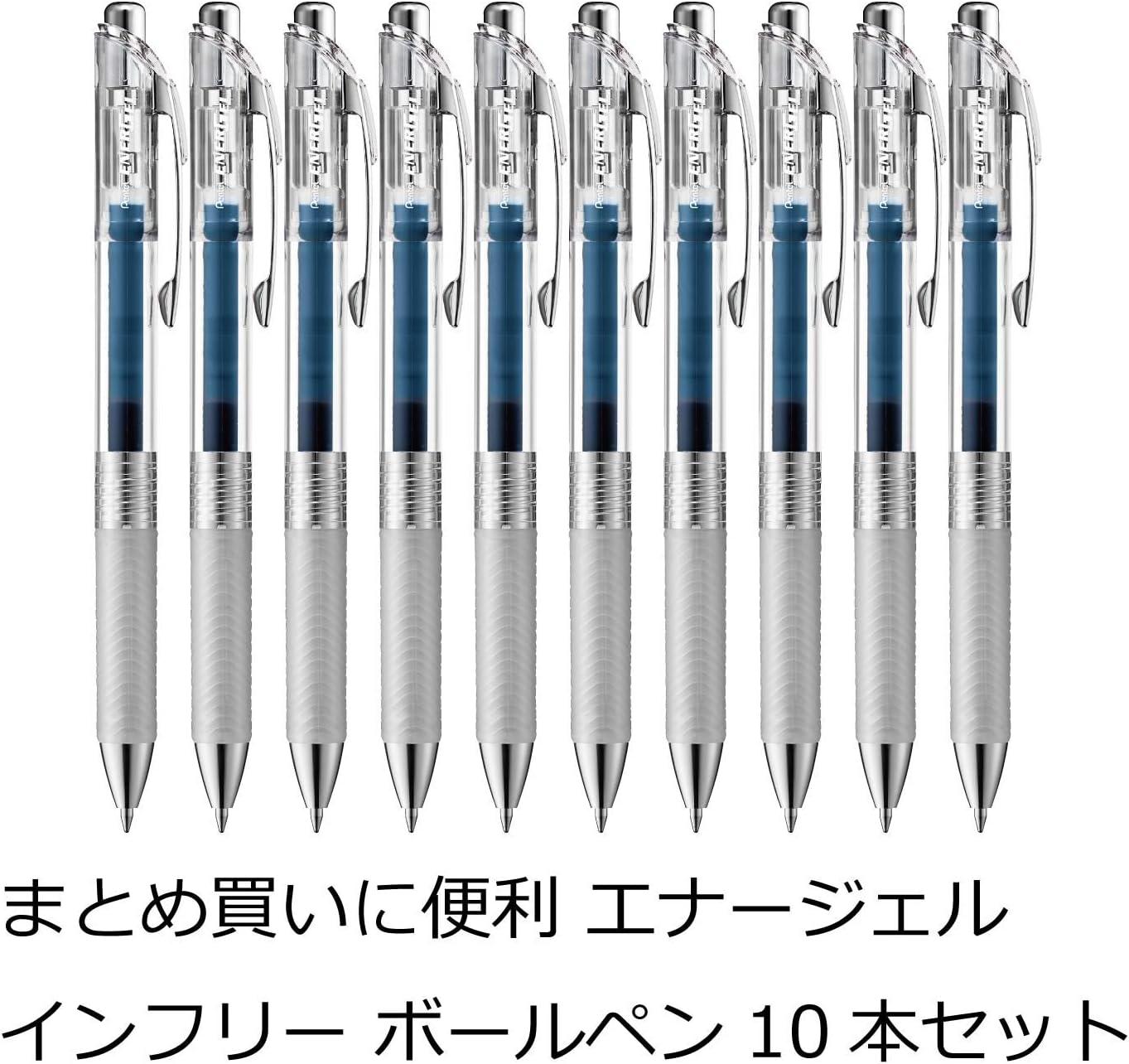 image:imagePentel XBLN75TLCA EnerGel Ink Ballpoint Pen 05 Blue Black 5 Piecesblue black