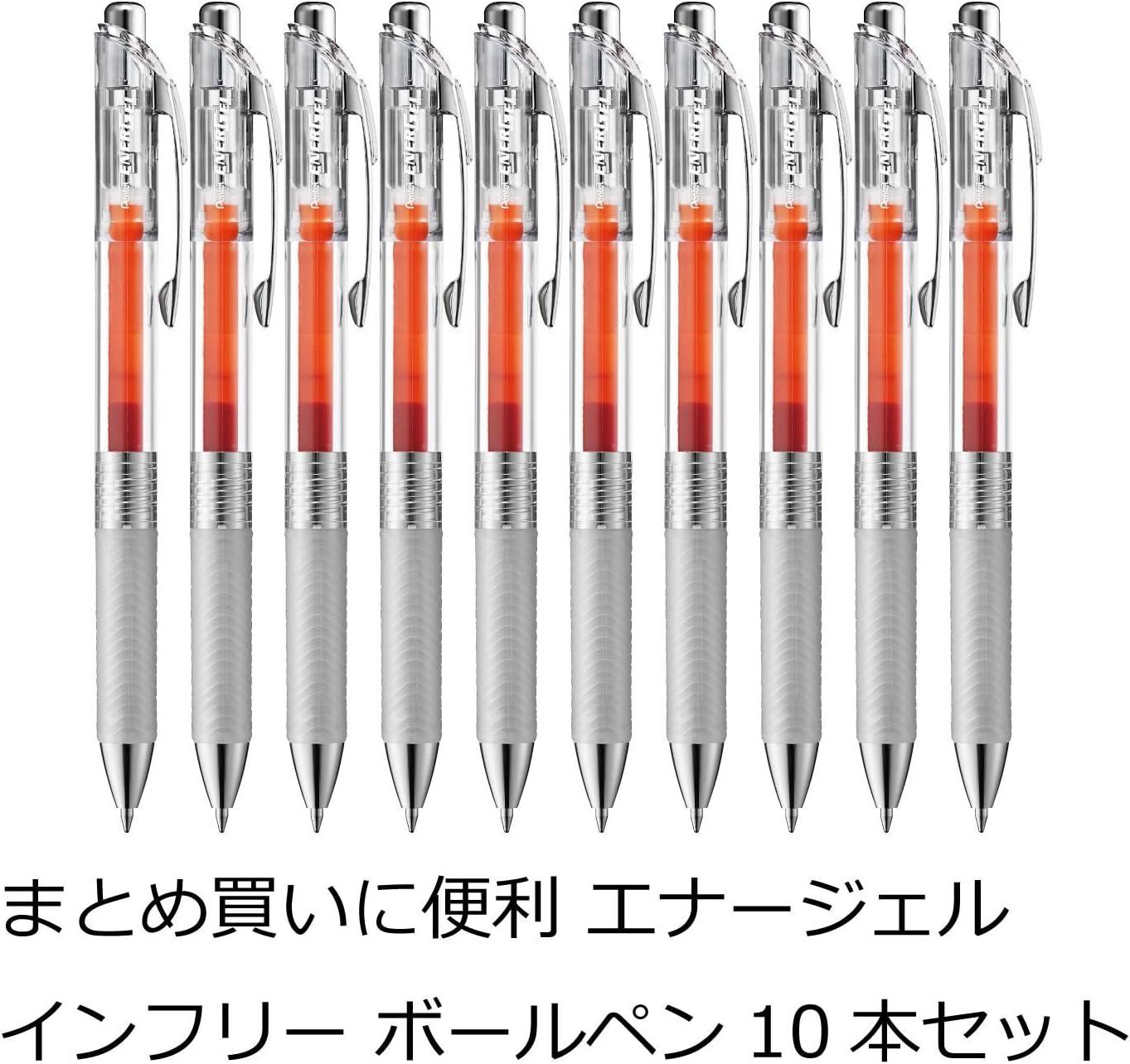 image:imagePentel XBLN75TLCA EnerGel Ink Ballpoint Pen 05 Blue Black 5 Piecesorange