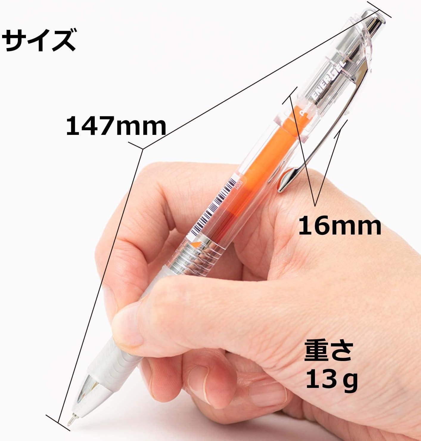 image:imagePentel XBLN75TLCA EnerGel Ink Ballpoint Pen 05 Blue Black 5 Piecesorange