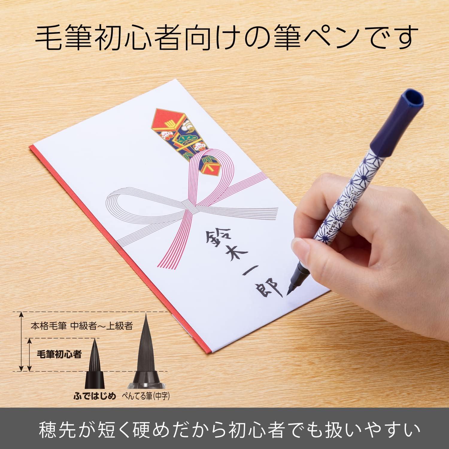 image:imagePentel XGFD40CA1A Brush Pen Pentel Brush Feather PatternLinen Leaf Pattern
