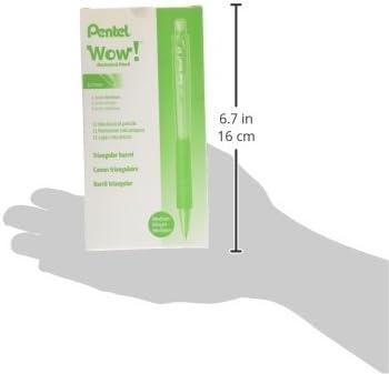 image:imageWow Pentel 07mm Mechanical Pencil with Green Barrel Box of 12 AL407D
