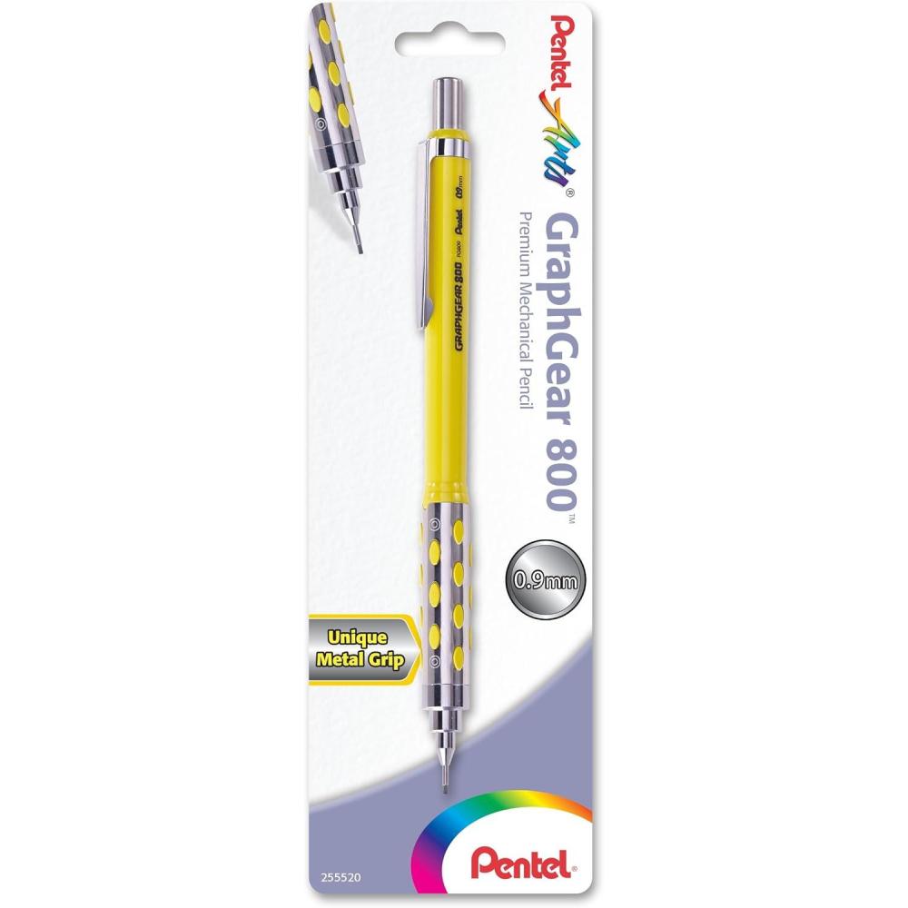 image:imagePentel Arts Graph Gear 800 Mechanical Drafting Pencil 05mm 1Pack Carded PG805APABP09MM