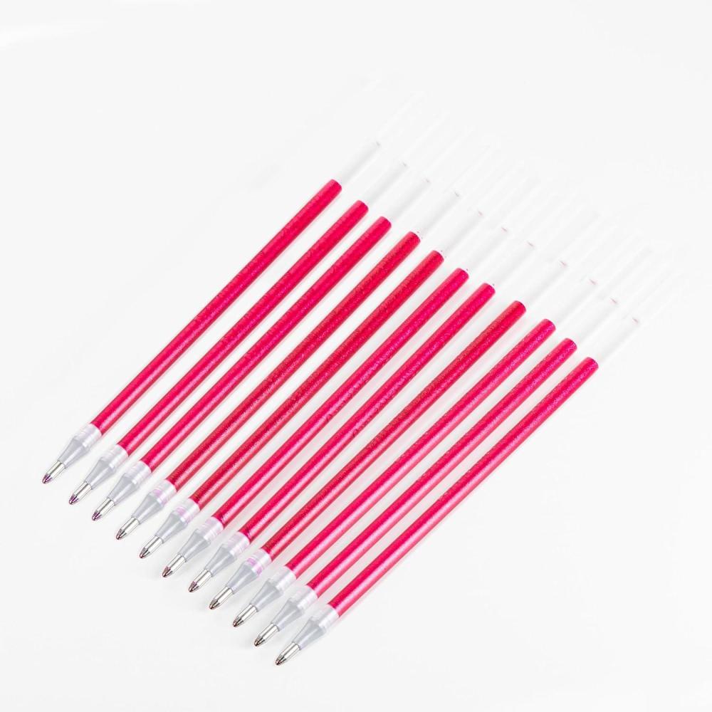 image:imagePentel Arts Sparkle Pop Gel Pen Refill 10mm Bold Line BlackRed Ink Pack of 12 Refills KF10DAPink