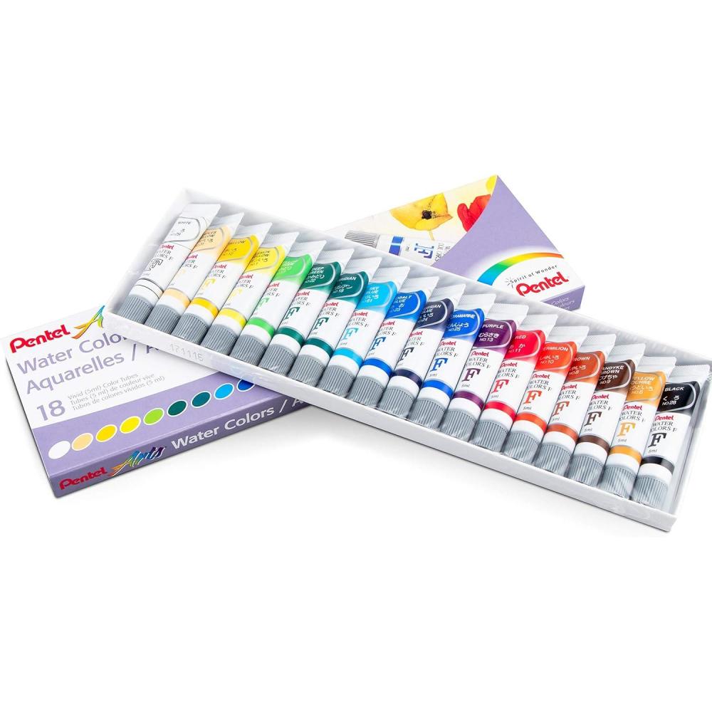 image:imagePentel Arts Water Colors Assorted Colors Pack of 18 WFRS1890 count Pack of 1