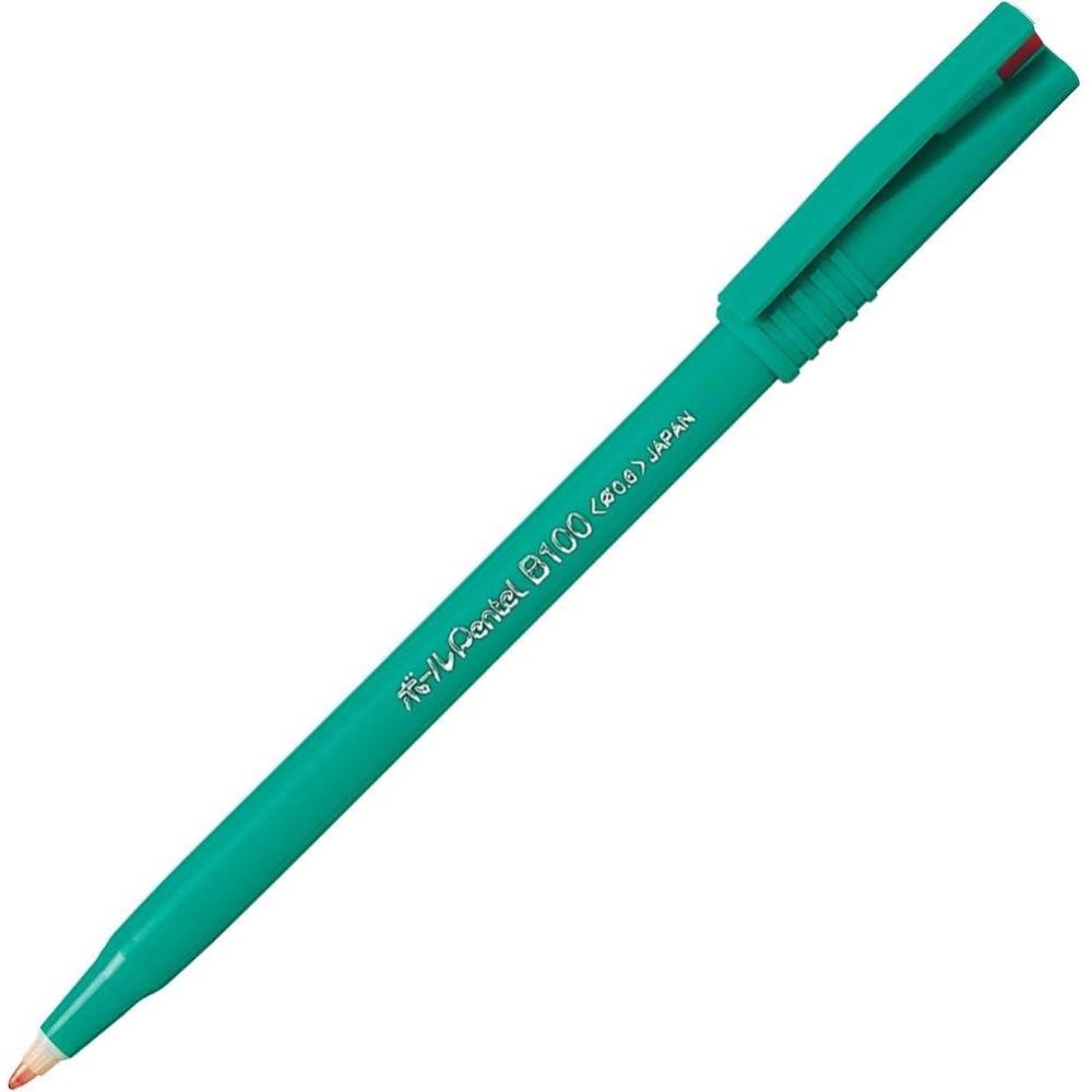 image:imagePentel B100AD WaterBased Ballpoint Pen Ballpoint Pen Black 10 PiecesRed Ink