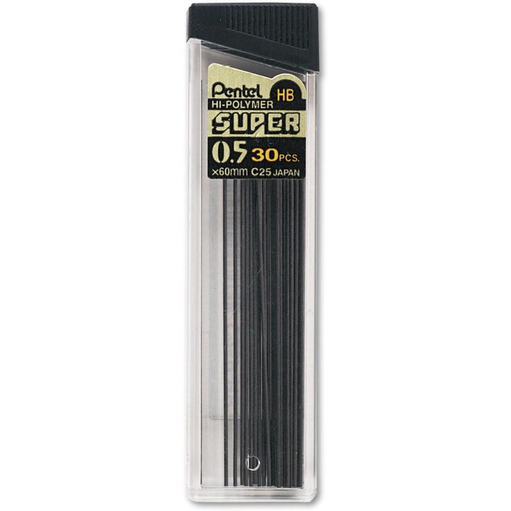 image:imagePentel C25HB Super HiPolymer Lead Refill 05mm Fine HB 360 Pieces of Lead Gray