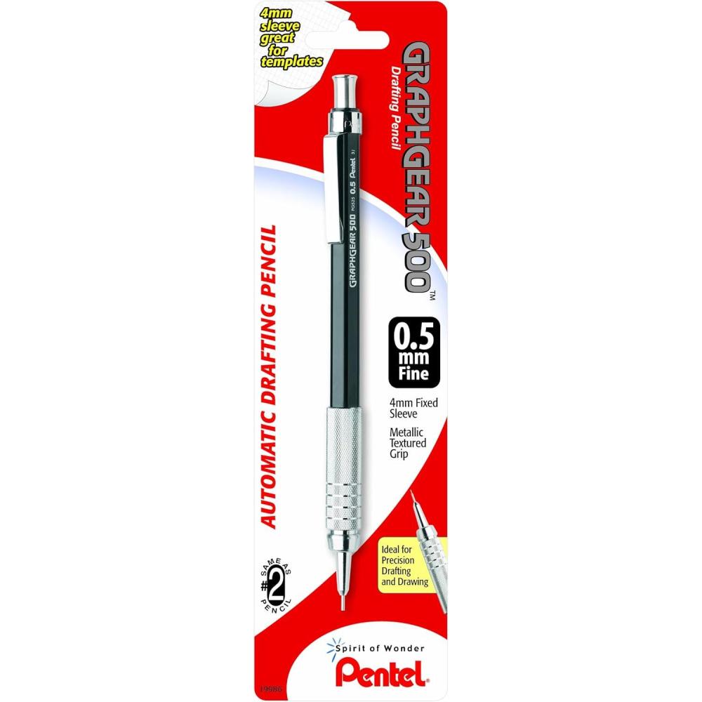 image:imagePentel Graph Gear 500 Automatic Drafting Pencil 03mm Brown Barrel 1 Pack PG523BP05mm