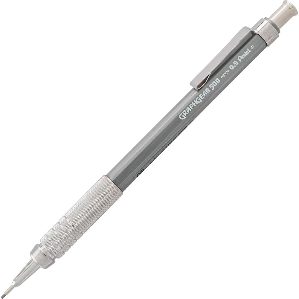 image:imagePentel GraphGear 500 Mechanical Drafting Pencil 05mm Fine Line Black Barrel PG525A09 mm
