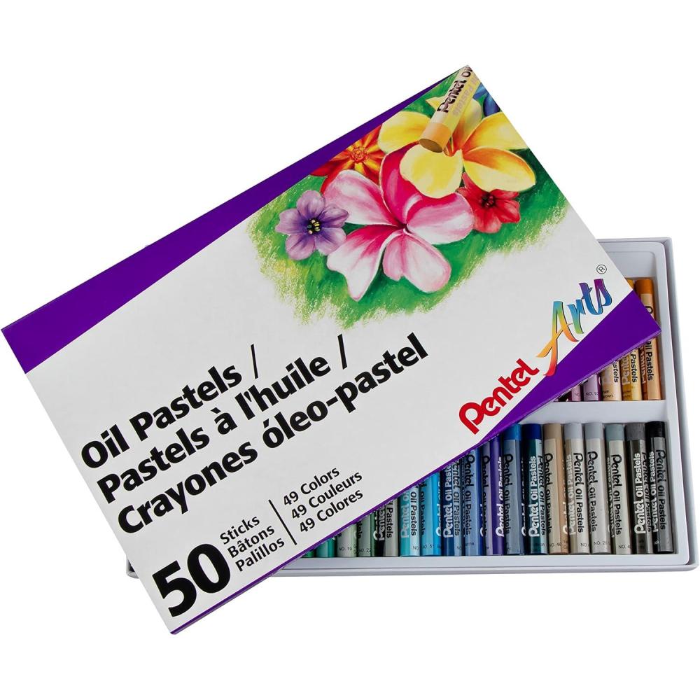 image:imagePentel Oil Pastels 50 Color Set PHN50