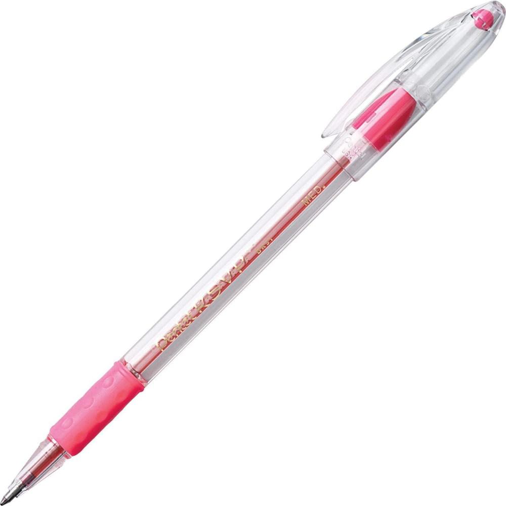 image:imagePentel RSVP Ballpoint Pen 10mm Medium Line Black Ink BK91A Pack of 1 12 Count TotalPink