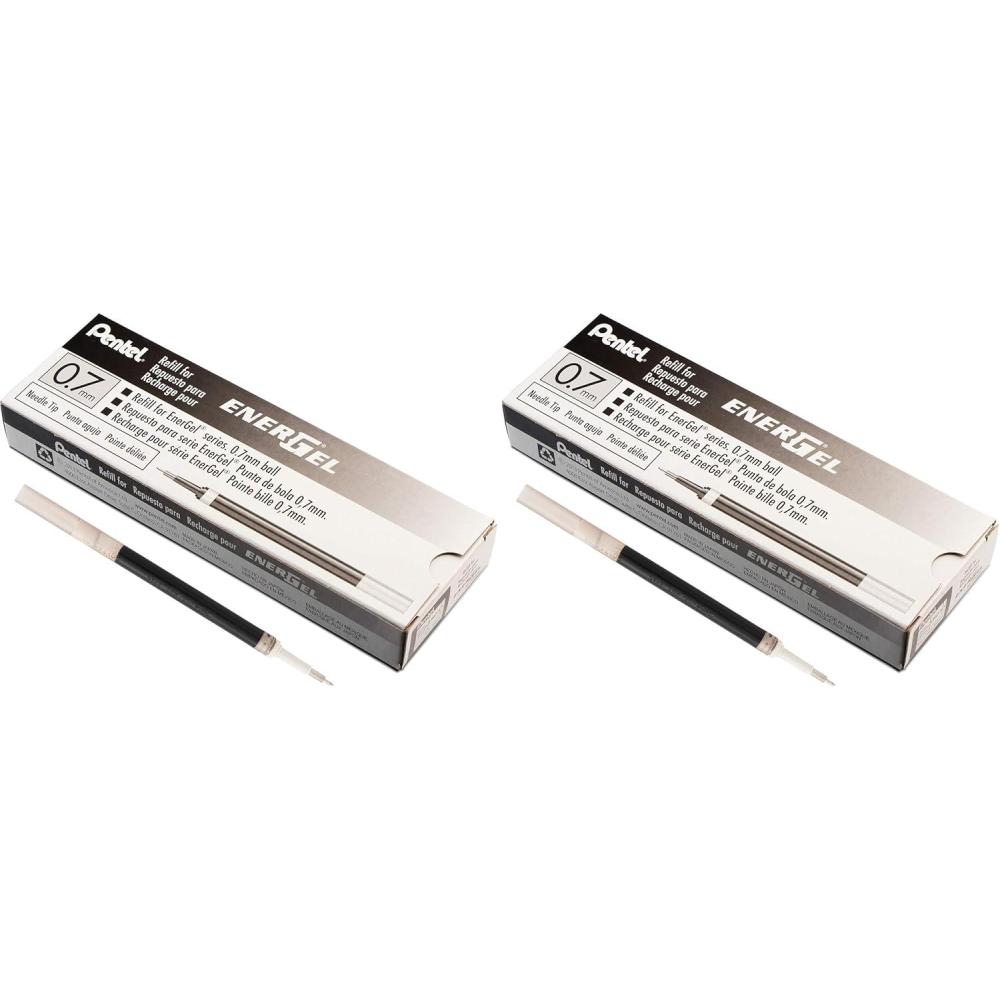 image:imagePentel Refill Ink for EnerGel Liquid Gel Pen 07mm Needle Tip Blue Ink 1 Pack LRN7CBlack Pen