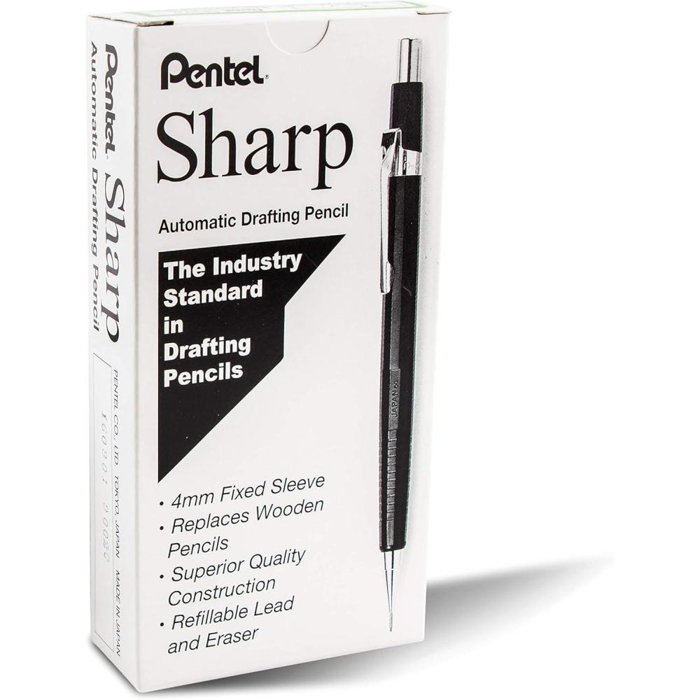 image:imagePentel Sharp Mechanical Pencil 05mm Metallic Green Barrel Box of 12 P205MD