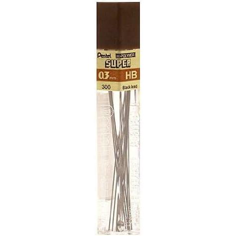 image:imagePentel Super HiPolymer Lead Refill 05mm Fine 4H 144 Pieces of Lead C5054H