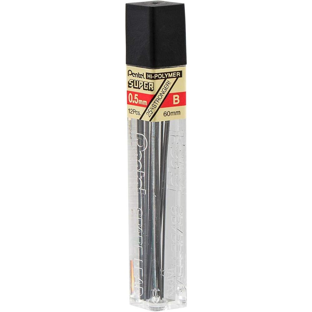image:imagePentel Super HiPolymer Lead Refill 05mm Fine H 144 Pieces of Lead C505HB