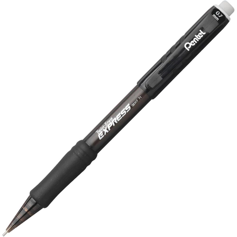 image:imagePentel TwistErase Express Mechanical Pencil 07 mm Black Barrel Pack Of 12Black