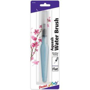 image:imagePentel Arts Aquash Pigment Ink Brush Light Black Ink Pack of 1 FRHMNBPA MediumFlat Tip