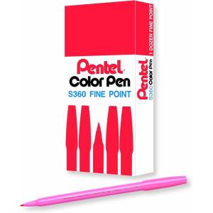 image:imagePentel Arts Color Pen Violet Box of 12 S360108Coral Pink