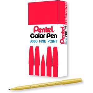 image:imagePentel Arts Color Pen Violet Box of 12 S360108Gold Ochre