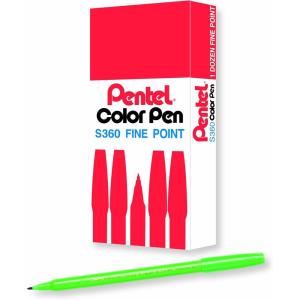 image:imagePentel Arts Color Pen Violet Box of 12 S360108Light Green