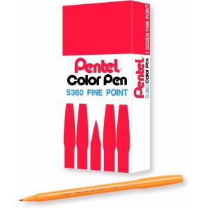 image:imagePentel Arts Color Pen Violet Box of 12 S360108Ochre