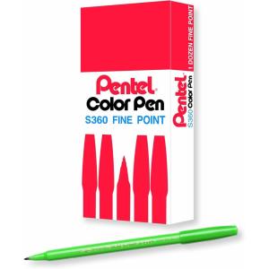 image:imagePentel Arts Color Pen Violet Box of 12 S360108Olive Green