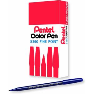 image:imagePentel Arts Color Pen Violet Box of 12 S360108Prussian Blue