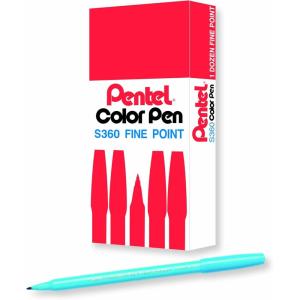 image:imagePentel Arts Color Pen Violet Box of 12 S360108Sky Blue
