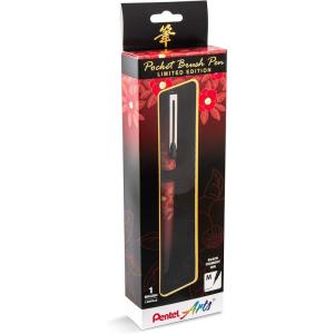 image:imagePentel Arts Limited Edition Pocket Brush Inking Brush Pen Camellia Wrap GFKP3J3BPA