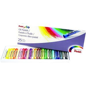 image:imagePentel Arts Oil Pastel Set Assorted Colors Set of 25 PHN251 Count Pack of 25