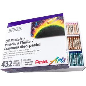 image:imagePentel Arts Oil Pastel Set Assorted Colors Set of 25 PHN25324 Count Pack of 1