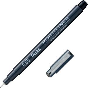 image:imagePentel Arts Pointliner Pen 005mm Black Ink Box of 12 Pens S20P05A