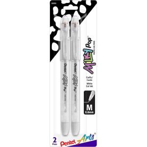image:imagePentel Arts Solar Pop Neon Gel Pen 06mm Fine Line Assorted Colors Pack of 8 K96PABP8MMilky Pop