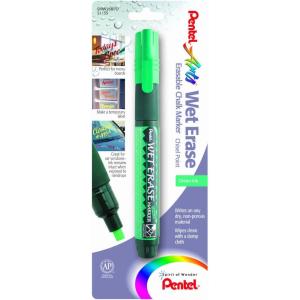 image:imagePentel Arts Wet Erase Chalk Marker Jumbo Tip Black Ink Box of 12 SMW56AGreen