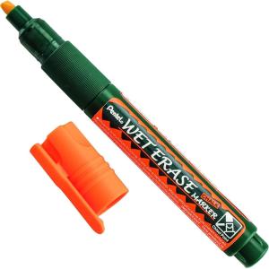 image:imagePentel Arts Wet Erase Chalk Marker Jumbo Tip Black Ink Box of 12 SMW56AOrange