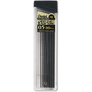 image:imagePentel C25HB Super HiPolymer Lead Refill 05mm Fine HB 360 Pieces of Lead Gray