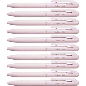 image:imagePentel Calme Ballpoint Pen 035mm Pink 10 Count BXA103PA 10Pink Shaft