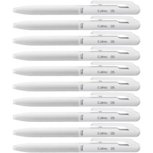 image:imagePentel Calme Ballpoint Pen 035mm Pink 10 Count BXA103PA 10White Shaft