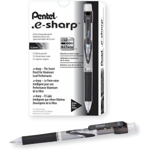 image:imagePentel ESharp Automatic Pencil 05mm Green Accents Box of 12 AZ125DBlack