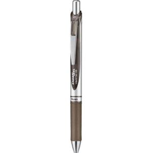 image:imagePentel EnerGel Ballpoint Pen 05mm Silver Axis Sepia BLN75ZSP
