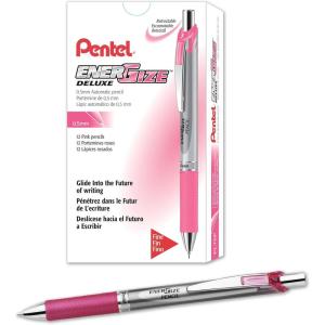 image:imagePentel EnerGize Mechanical Pencil 05mm Violet Accents Box of 12 PL75VPink Accents